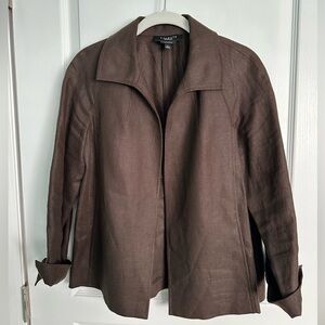 Talbots pure Irish linen jacket small